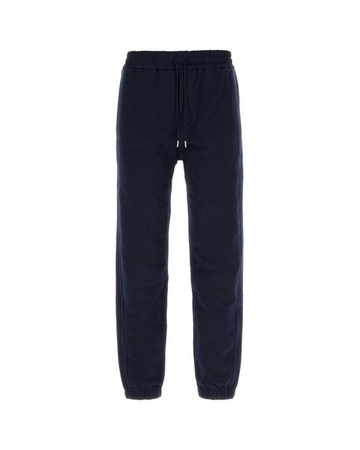 Saint Laurent Blue Cotton Joggers for men
