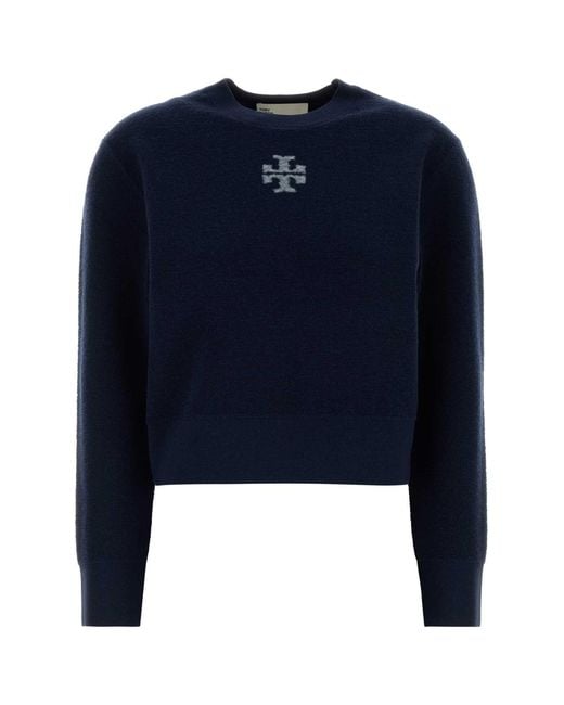 Tory Burch Blue Maglione