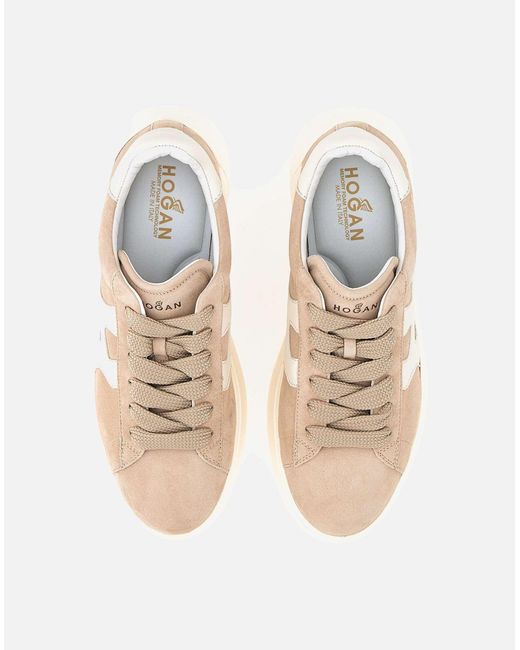 Rebel en daim sable de sable Hogan en coloris Natural