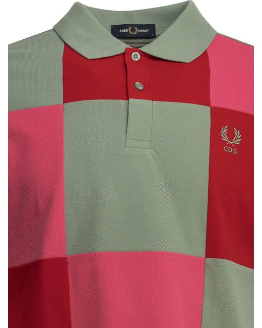 Comme des Garçons X Fred Perry Button Down Polo Shirt