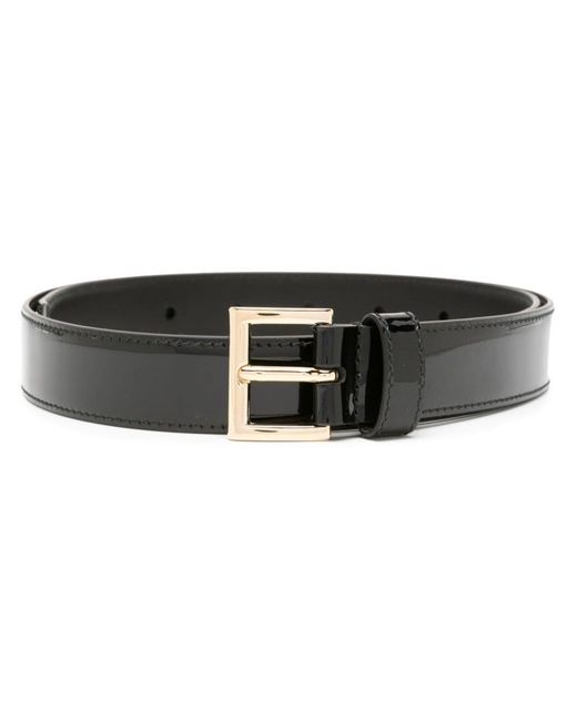 Prada Black Ledergürtel