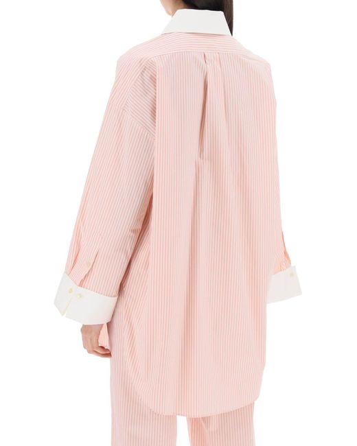 Por Malene Birger "Maye Striped Tunic Style By Malene Birger de color Pink
