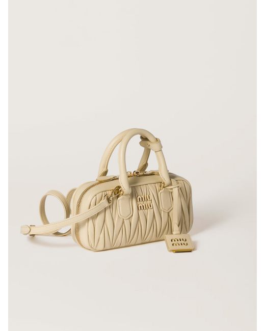 Miu Miu Metallic Arcadie Tote Bag
