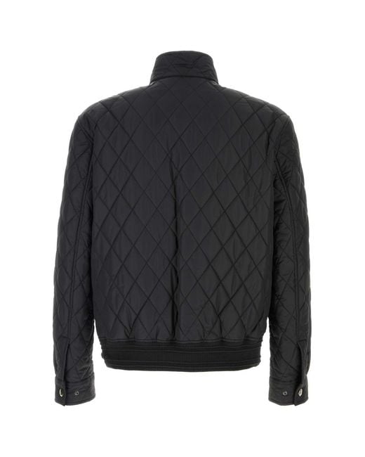 Burberry Black Nylon Jacket for men