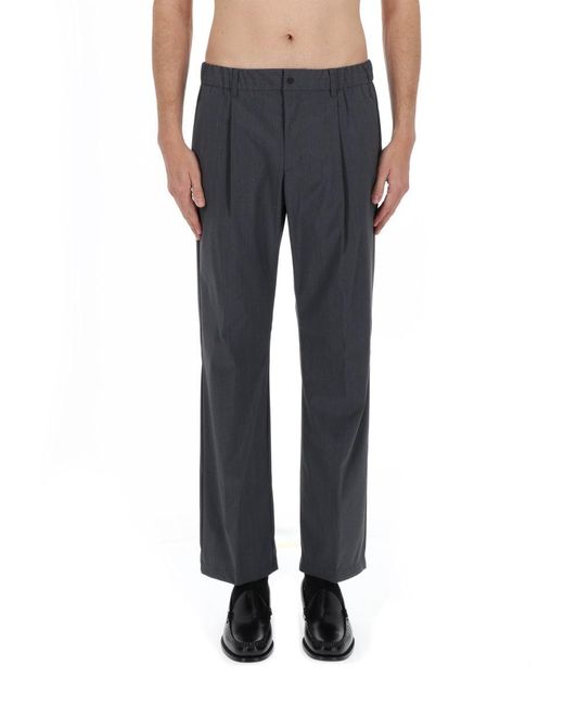 Herno Gray Trausers for men