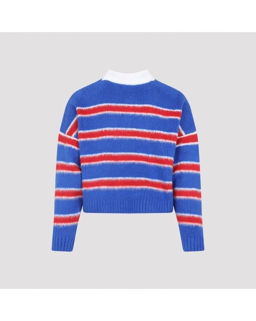 Céline Blue Cotton Polo