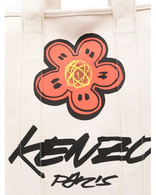KENZO X Futura 2000 Utility Boke Shopper Met Bloemenprint in het Black