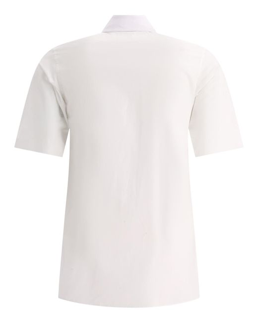 Camisa de cuello puntiaguda de Maison Margiela de hombre de color White