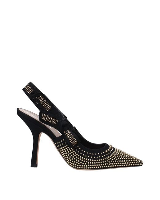 Dior Black J'Adior Sandals Fabric for men