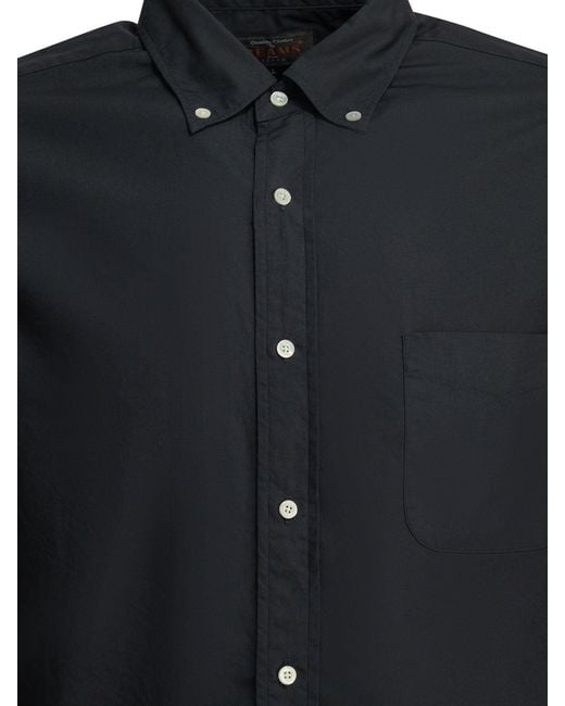 Beams Plus Blue B.D. Color Broad Cotton Casual Shirt