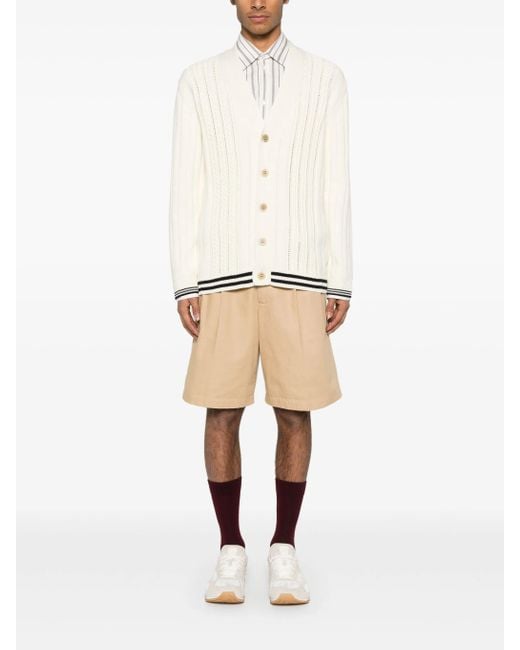 Golden Goose Deluxe Brand Natural Golden M's Braided Knit Cardigan