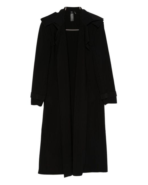 Norma Kamali Oversized Trenchcoat in het Black