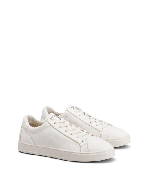 Tod's White Leather Sneakers for men
