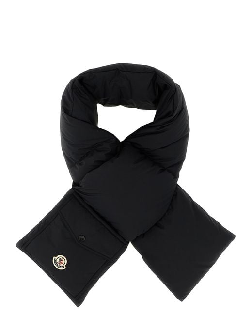 Foulard rembourré Moncler pour homme en coloris Black