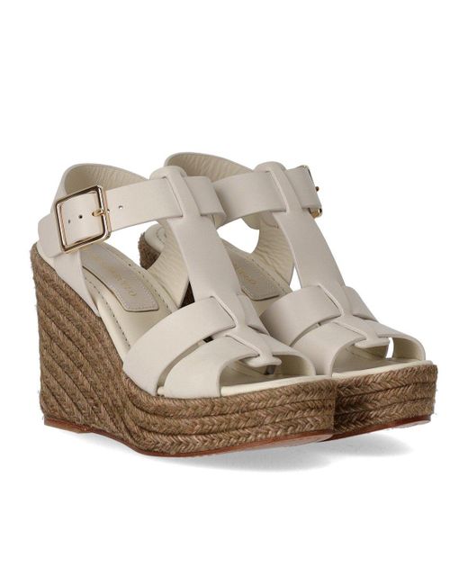Paloma Barceló Metallic Alison Wedge Sandal