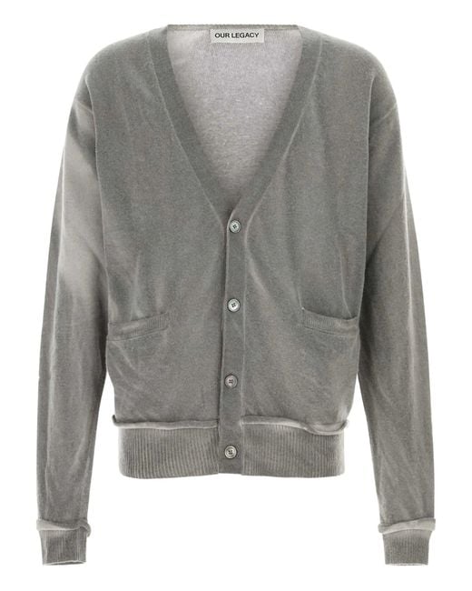 Our Legacy Gray Parallel Cardigan