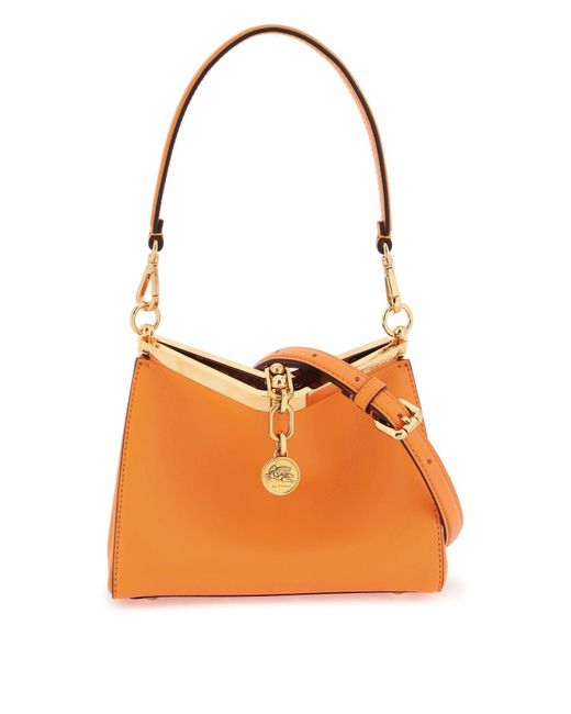 Etro Orange 'vela' Mini Bag