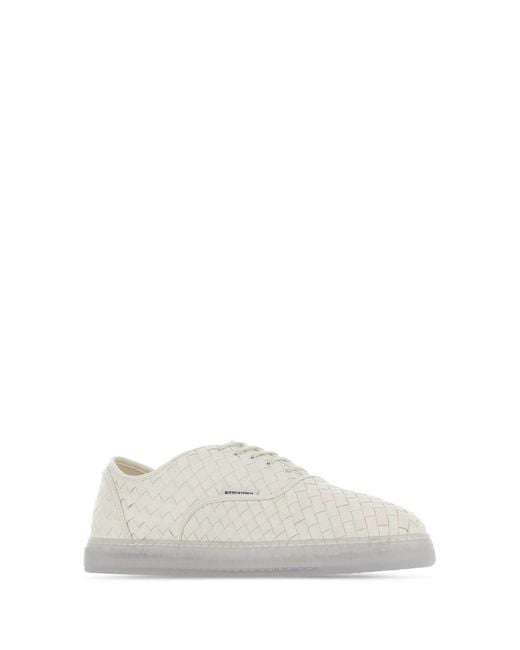 Bottega Veneta White Logo Sneakers for men