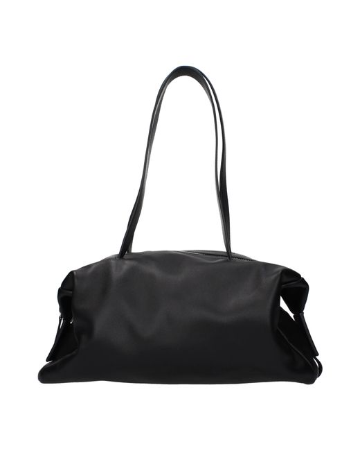 MINOBOSSI Black Shoulder Bags Jane Leather