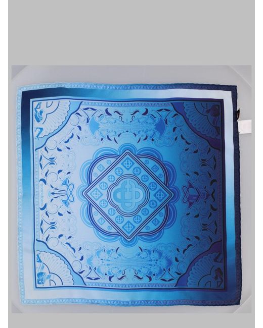 Casablanca Blue Mini Foulard For for men