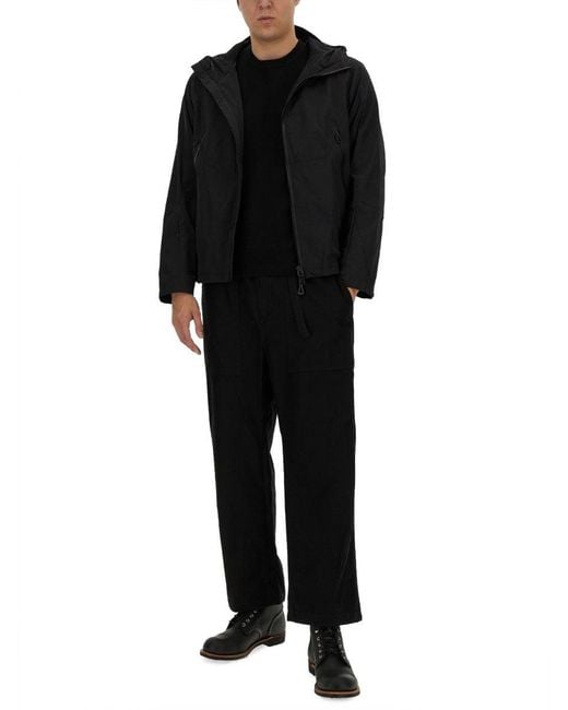 JG1 Black Hooded Jacket for men