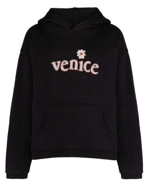 Felpa Venice In Cotone di ERL in Black da Uomo