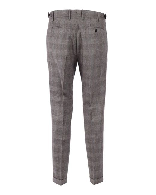 Berwich Gray Pants With Retractor