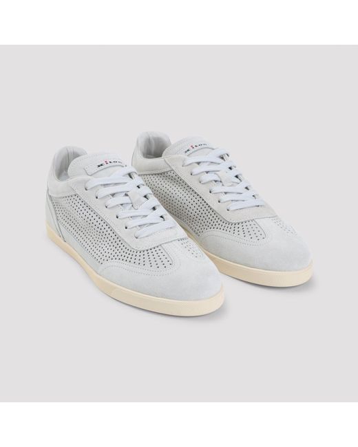 Baskets En Daim Ajouré Kiton pour homme en coloris White