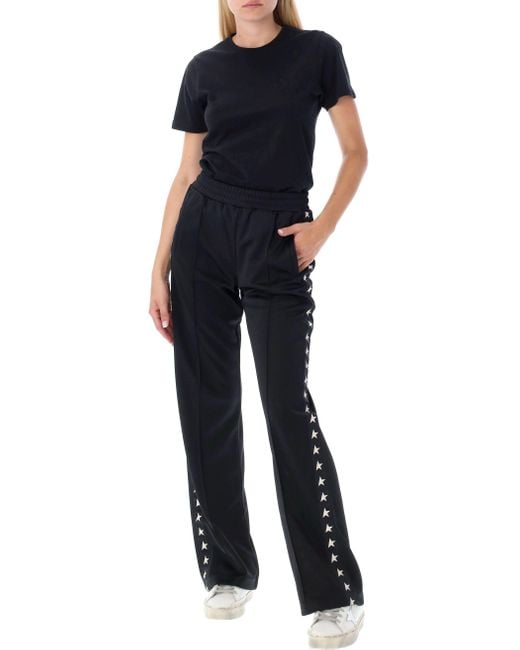 Golden Goose Deluxe Brand Black Wide Jogging