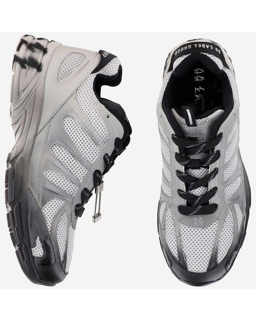 44 Label Group Gray Dragger Sneakers for men