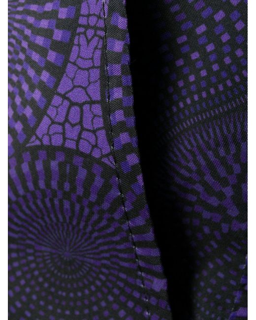 OZWALD BOATENG Blue Printed Swim Shorts for men