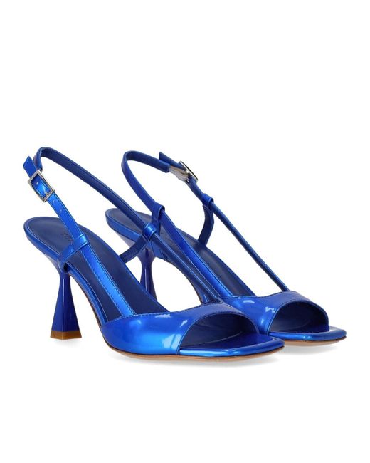 Sergio Levantesi Blue Ilenia Electric Heeled Sandal