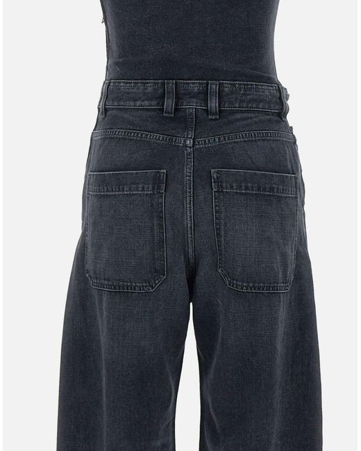 DIESEL Blue De Vors Schwarzerweiterer Jumpsuit