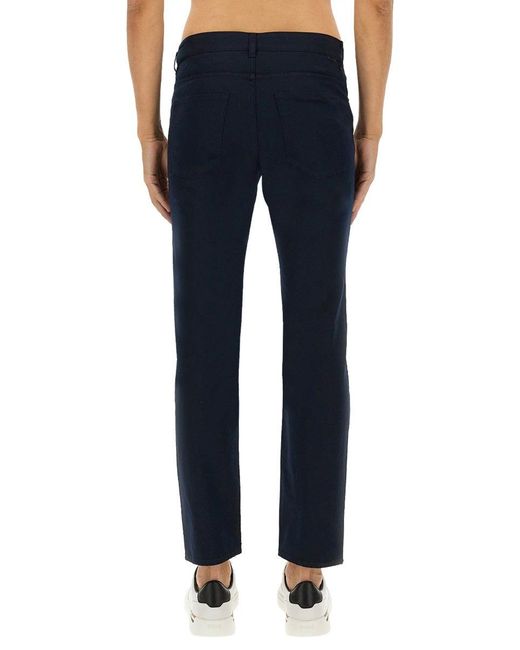 Boss Blue Twill Pants for men