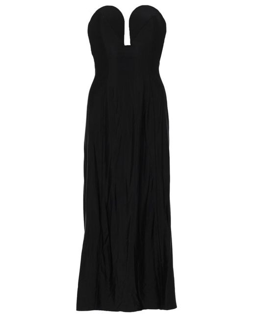 Rabanne Black Elegant Midi Dress