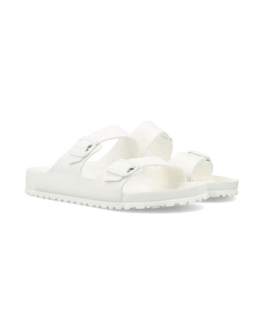 Birkenstock White Arizona Eva Sandals