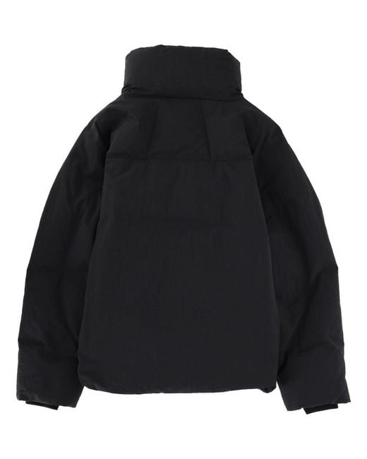 Laminar Black Hooded Puffer Jacket