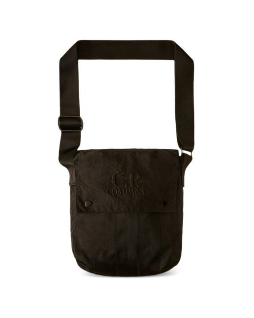 C P Company Black Accessories Bag