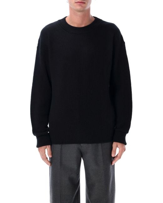 Lemaire Pullover schwarz in Blue für Herren