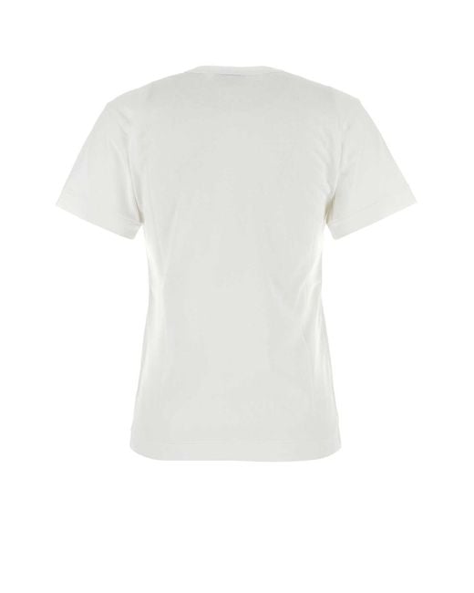 COMME DES GARÇONS PLAY White T-Shirt