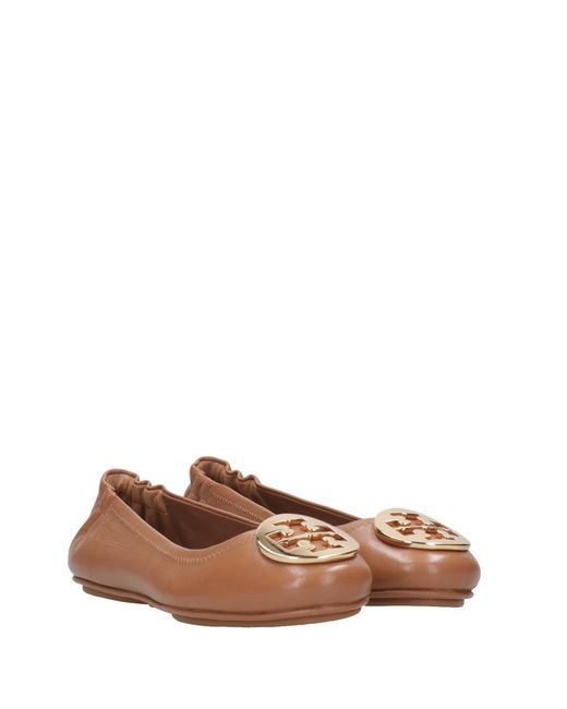 Tory Burch Brown Flat Shoes