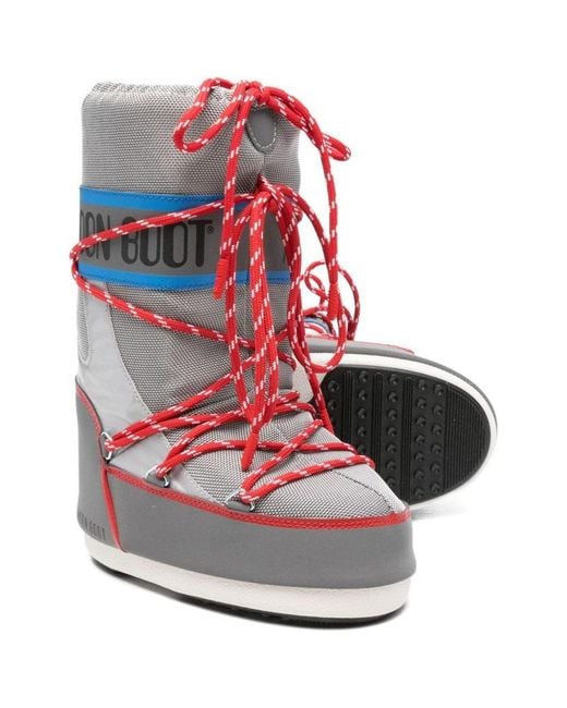 Moon Boot Red "Icon Space Racing" Boots