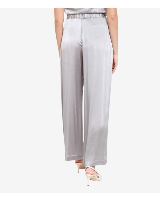 Semicouture Gray Trousers
