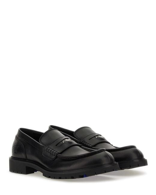 Burberry Black Moccasin "Rogue"