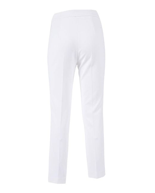 Elisabetta Franchi White Trousers