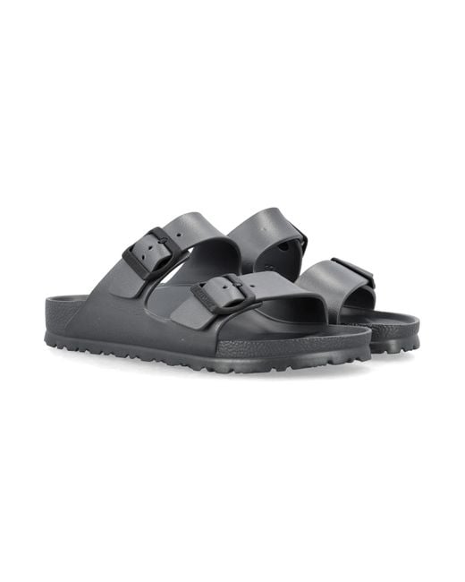 Birkenstock Gray Arizona Eva Anthracite Sandals Metallic for men