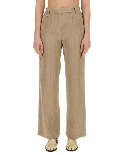 Alysi Natural Linen Pants