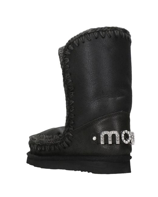 Mou Black Boots