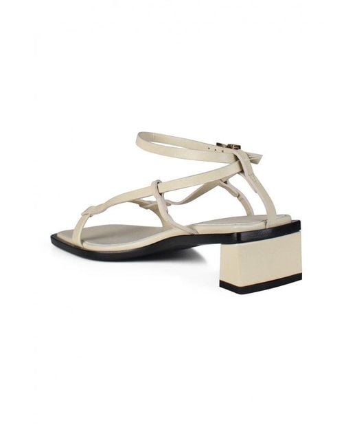 ANEST COLLECTIVE White Linea Sandals