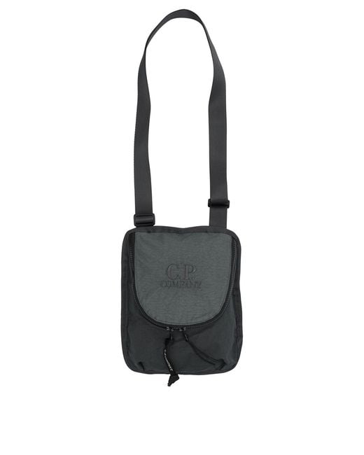 C P Company Cp Crossbodytas "plain Paper Touch" Van Het Bedrijf in het White voor heren